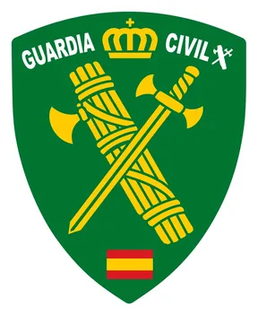 

Sticker peak shield logo Civil Guard 40x60mm.