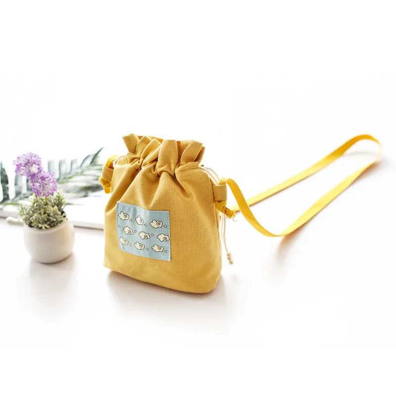 1 шт./партия, качественная Экологичная небольшая холщовая Хлопковая Сумка, конфетная Подарочная сумка для девочек, детей