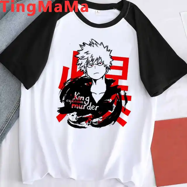 My Hero Academia Boku No Hero Academia Midoriya Izuku Deku T-Shirt: A Grunge Style Casual Clothing Option for the Fashionably Fit