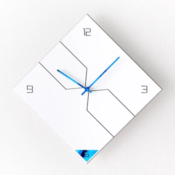 

White Simple Luxury Wall Clock Nordic Living Room Modern Minimalist Creative Mute Art Reloj Kitchen Clock Watch Mechanism SC039
