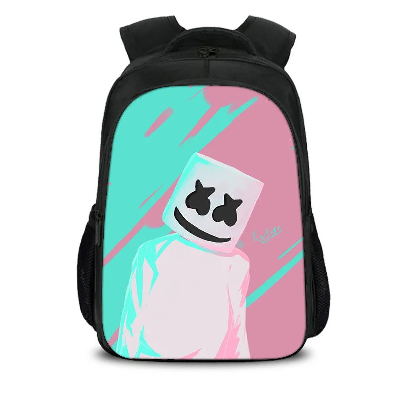 Style 32 15,7 дюймов Marshmello DJ звезда улыбка мальчик девочки школьная сумка Книга сумка рюкзак дети студентов Mochila обратно в школьный подарок - Цвет: Style 32