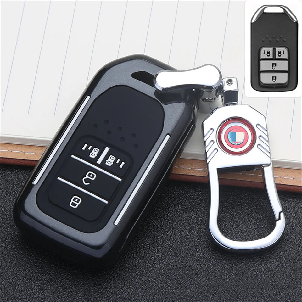 Copertura completa car key case per Honda Vezel città BR-V civico accordo pilota Jazz Jade Crider Odyssey accessori Auto Auto - Ha189c0d97a5e465ebffb3f1cc7ab6980s