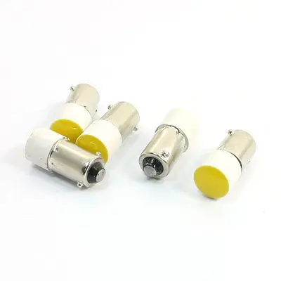 5 шт. 24V 5A BA9S Тип желтый светодиод сигнала мини-Индикатор сигнальная лампа