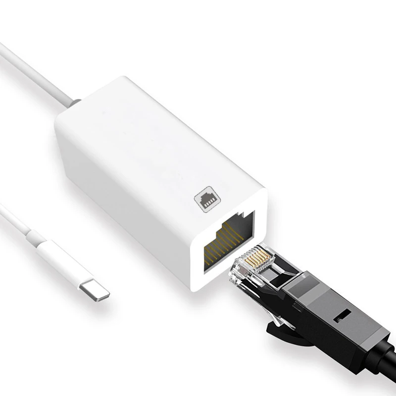 100 Мбит/с iOS сетевой кабель адаптер для IPhone 11 pro MAX X XS XR 5 6 7 8 Plus Ipad до RJ45 Ethernet