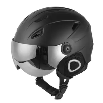 

Ski Helmet Winter Snow Snowboard Skiing Safety Helmet Sports Protection Cap with Goggles Visor