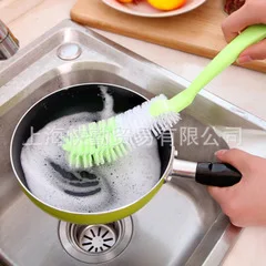 Губчатая Чистящая Щетка с длинной ручкой изотермическая чашка щетка для бутылки для Deconstructable мыть щетка для чистки чашек щетка для мытья стекол