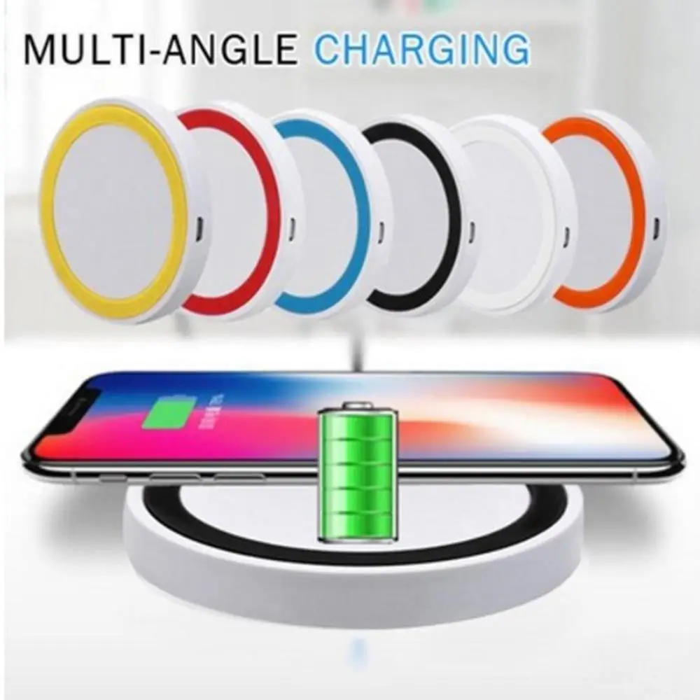 

Wireless Charger Charging Pad for Samsung S9 S8 Plus S7 S6 edge Note 8 5 for iPhone X 8 8 plus for HTC USB Phone Charger