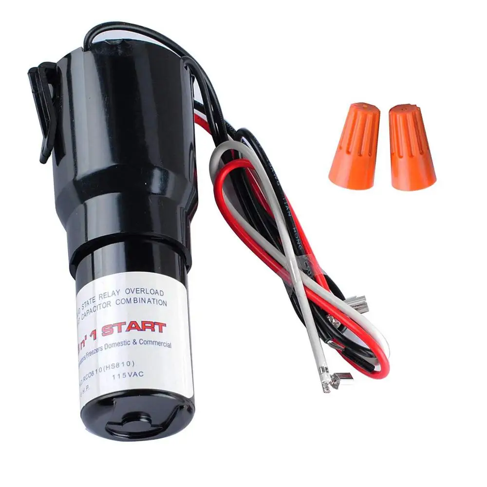 

3 In 1 Hard Start Kit for Refrigerator Relay Capacitor Overload RCO810