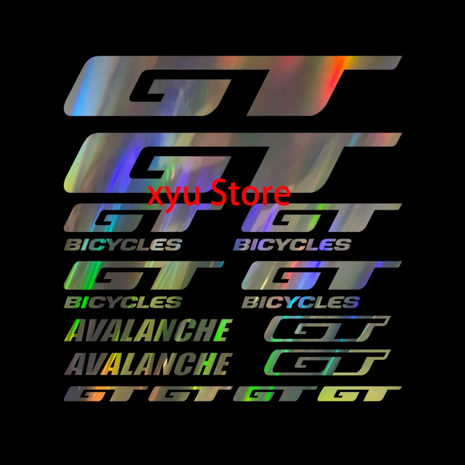 Kit Décalcomanies Vélo GT – Autocollants Vinyles – Set /658