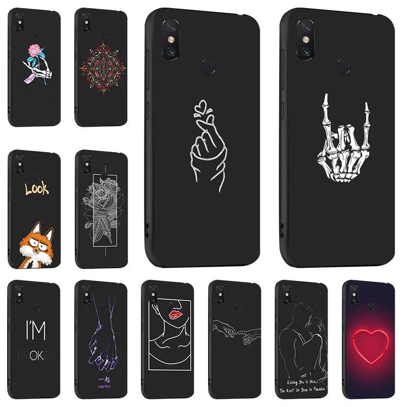 

Painted Black Case For Xiaomi Mi MAX 3 Case Silicon Soft TPU Back Case Xiomi Mi Mix 3 2s 2 Play Max3 Mix3 Mix2s Mix2 Cases Cover
