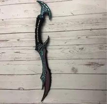 LT 1:1 Косплэй Anti-Mage косой из Vyse эльф оружие Рисунок Модель Хэллоуин Косплэй Опора оружие PU детские актерские 50 LT 1:1 Косплэй Anti-Mage косой из Vyse эльф оружие Рисунок Модель Хэллоуин Косплэй Опора оружие PU детские актерские 50