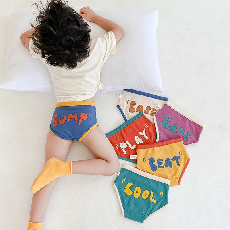 Kids Underwear Cotton Panties Shorts Toddler Girl Boy Baby Funny Short