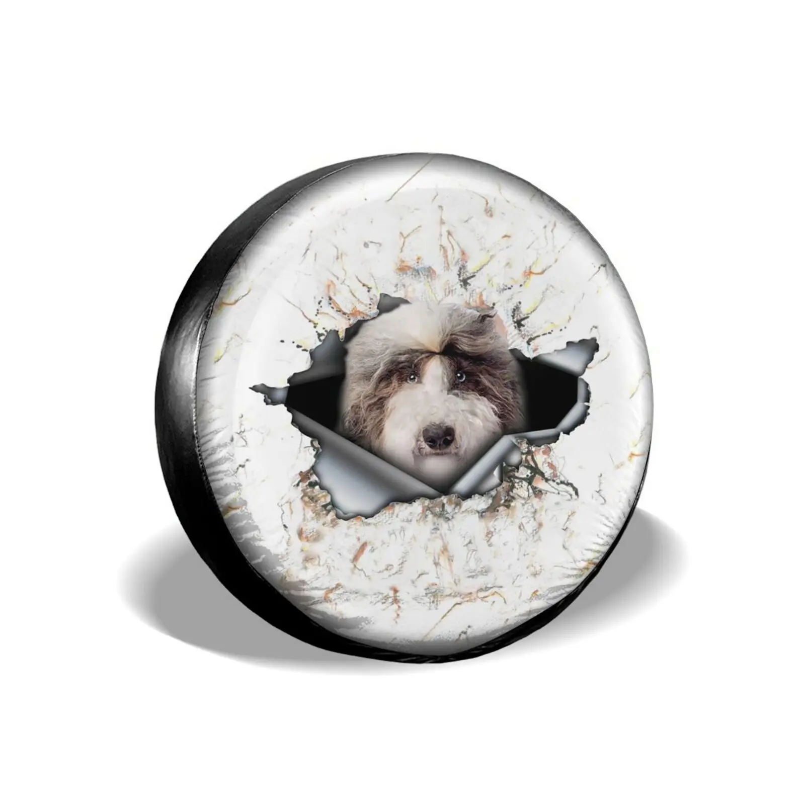 

Compass Tire Cover Universal Spare Wheel Tire Cover Wheel Covers for Trailer RV SUV Truck Camper Travel Trailer Accessories
