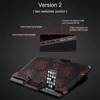 Gaming Laptop Cooler Six Fan Notebook Cooling Pad Silent LED Touch Version Portable Adjustable Laptop Stand ► Photo 3/6