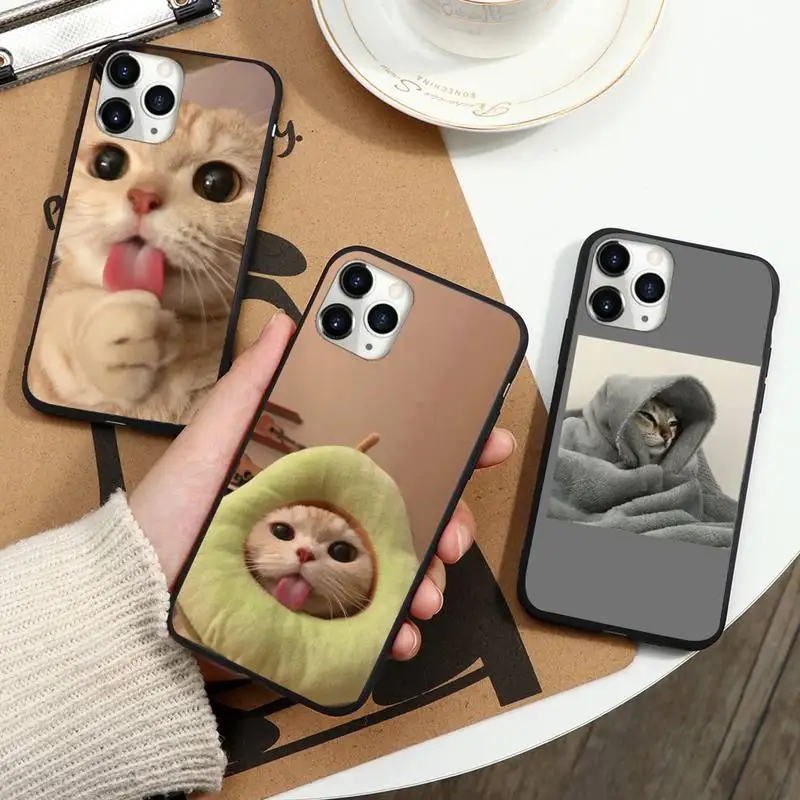

Cats photos cute funny Phone Case for iPhone 11 12 pro XS MAX 8 7 6 6S Plus X 2020 XR mini