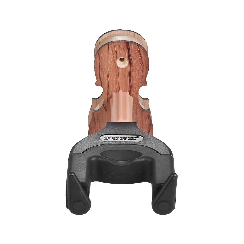 

Wall Mount Violin Fiddle Viola Hanger Hook Holder Keeper Auto Grip System Rubber Cushion Wood Base