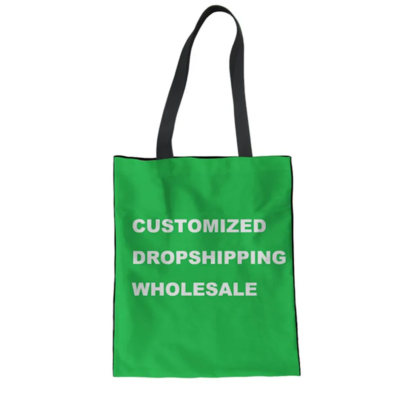 

Noisydesigns 3D Customized Women Men Child Bags Shoulder Shopping Hangbag Canvas Wallet Large Crossbody Tote Bolsas