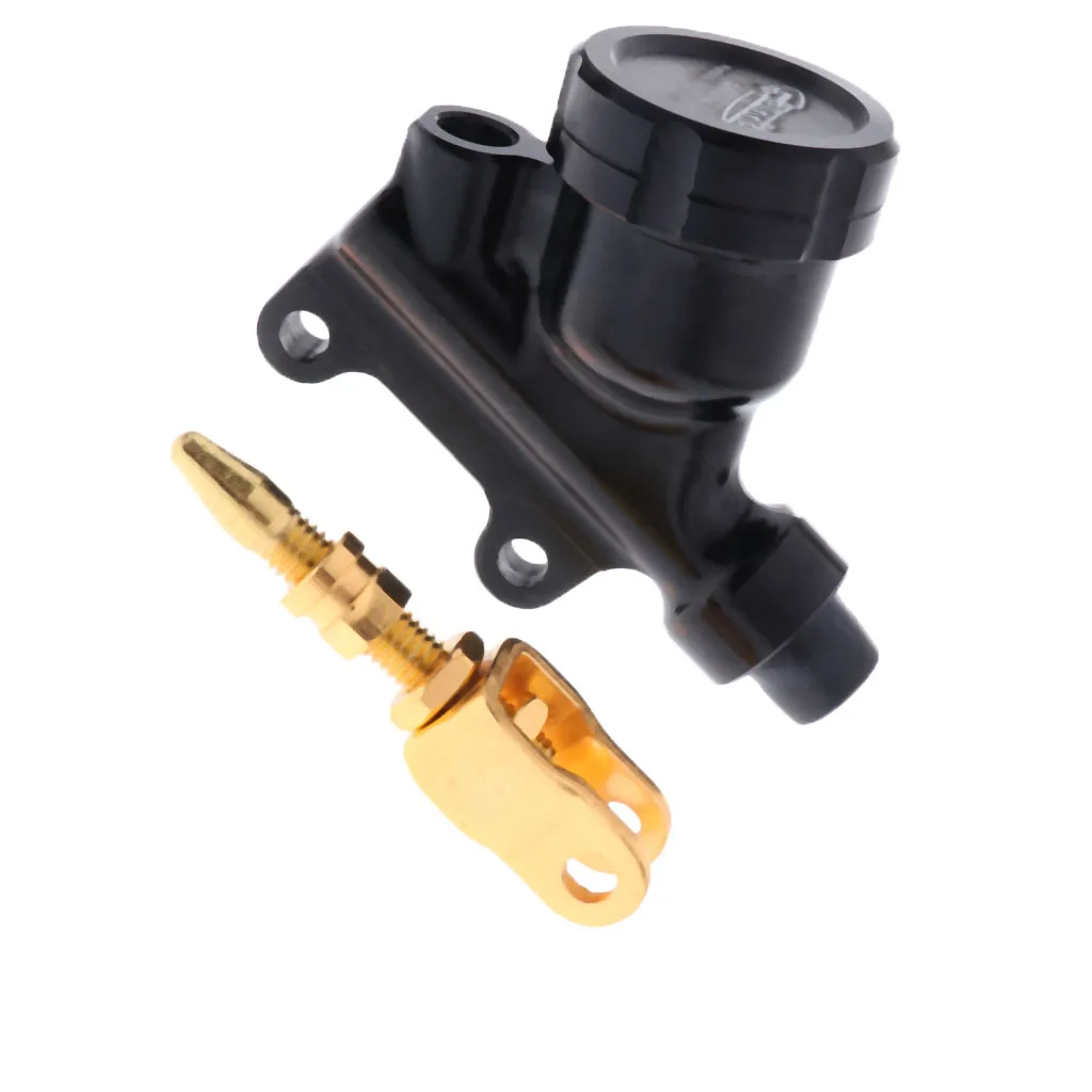 Universal CNC Aluminum Rear Brake Master Cylinder Pump Universal for Motorcycle Dirt Bike Quad Car