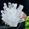 Natural white phantom quartz crystal cluster mineral samples heal home office decoration 3