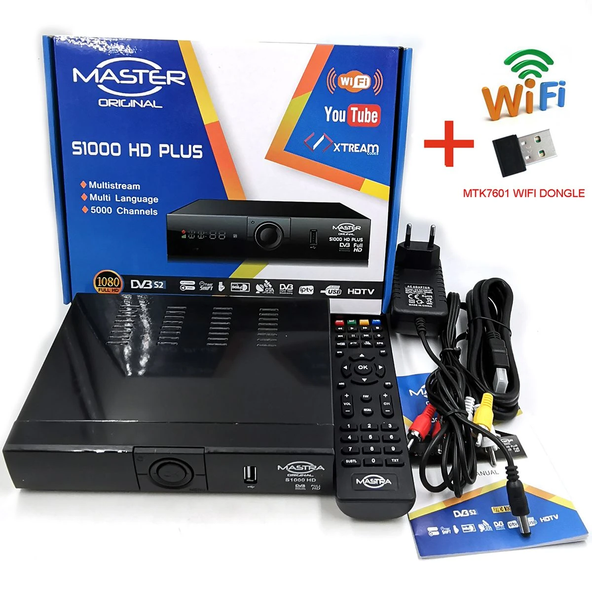 S1000hd Dvbs2 Satellite Receiver Set Top Box 1080p Hd Satellite Tv