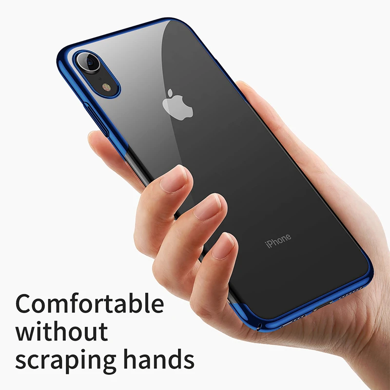 Baseus Роскошный прозрачный чехол для iPhone XS чехол для MAX XR Capinhas Жесткий PC полный защитный чехол для iPhone Xs чехол противоударный