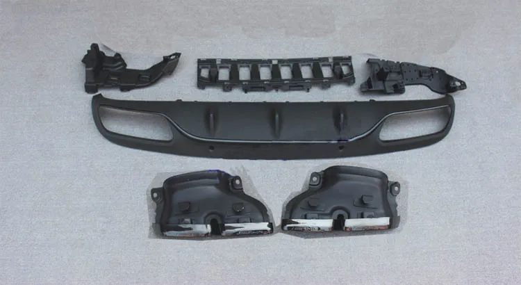 W205 Rear Bumper Diffuser Lip for Mercedes A205 C205 C43 AMG+ Coupe Cabriolet C180 C250