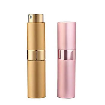 

8ml 0.3oz Rotating Perfume Bottle Refillable Atomizer Sprayer Fine Mist Cosmetic Colorful Makeup Scent Liquid Fragrance Pump