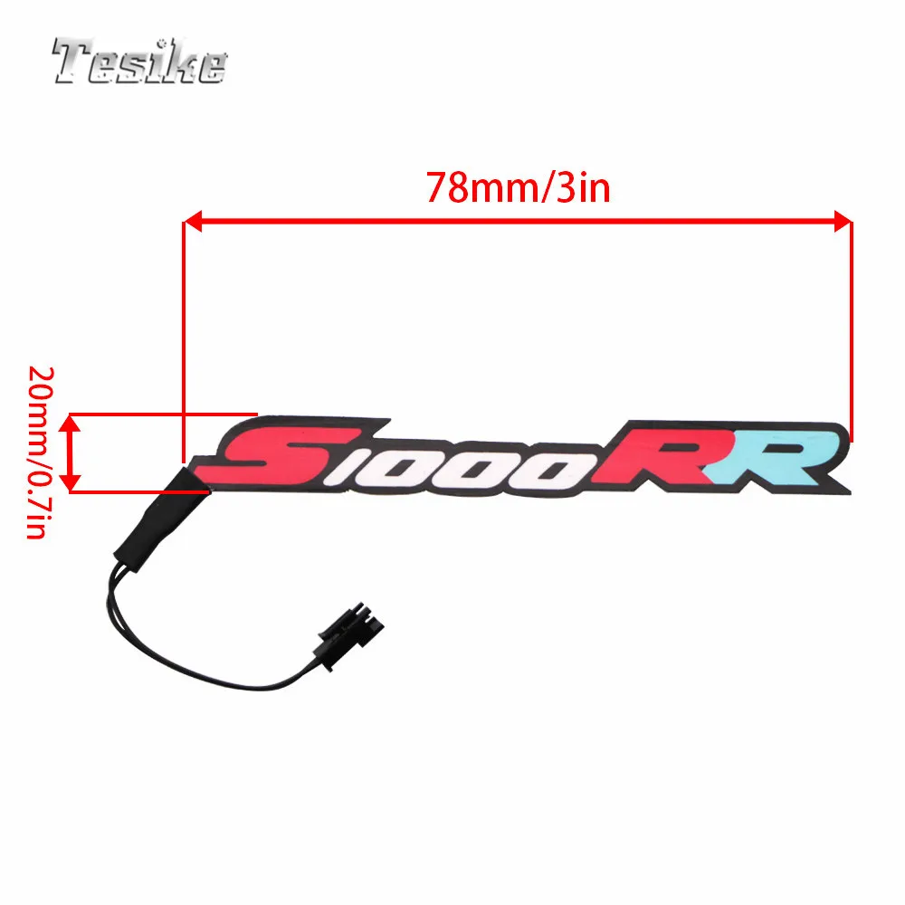 Per Bmw S1000Rr S1000 Rr Hp4 Motorfiets Licht Led Fai Da Te Reflecterende El Koud Licht Sticker Voor