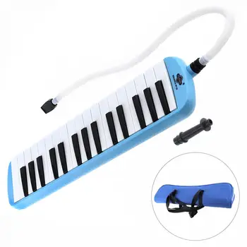 

32 Keys Portable Melodica Musical Instruments Piano Style Harmonica for Music Lovers Beginners Gift with Carrying Bag