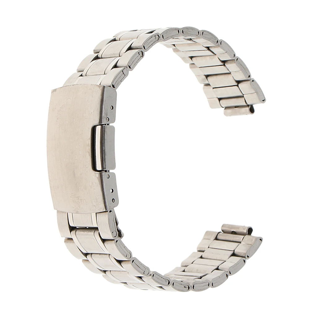 Men Replacement Metal Wrist Watch Band Stainless Steel Watch Strap Bracelet