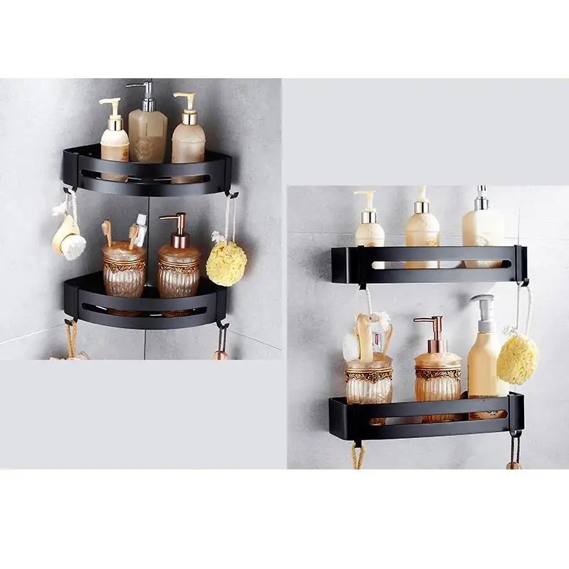 Version O Ducha Repisas Estante Estanteria Pared Porta шампунь Etagere Prateleira Banheiro Salle De Bain настенные полки для ванной комнаты - Цвет: Version O
