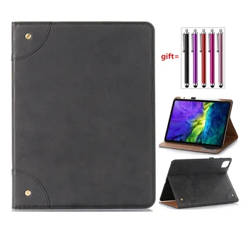 

For iPad Pro 12.9 2020 Case With Pencil Slot Stand Book Style Leather Cover For iPad Pro 12.9 12 9 inch 2020 + Pen Funda
