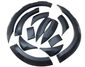 

Car Wheel Eyebrow black rubber wheel eyebrow Body Wheel Eyebrow Eyebrow Protector Splash Guards for Ford Everest 2015-2019