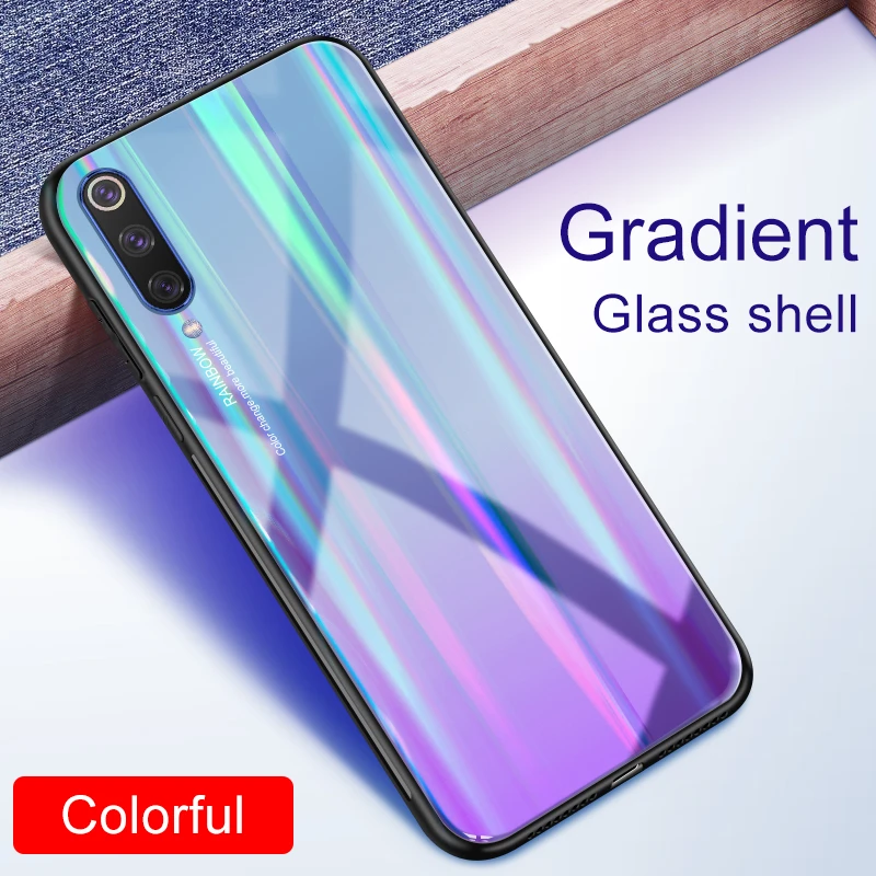 Чехол для Xiaomi Mi 9 Se 3D красочный роскошный ТПУ чехол с градиентом телефона 8 6 из