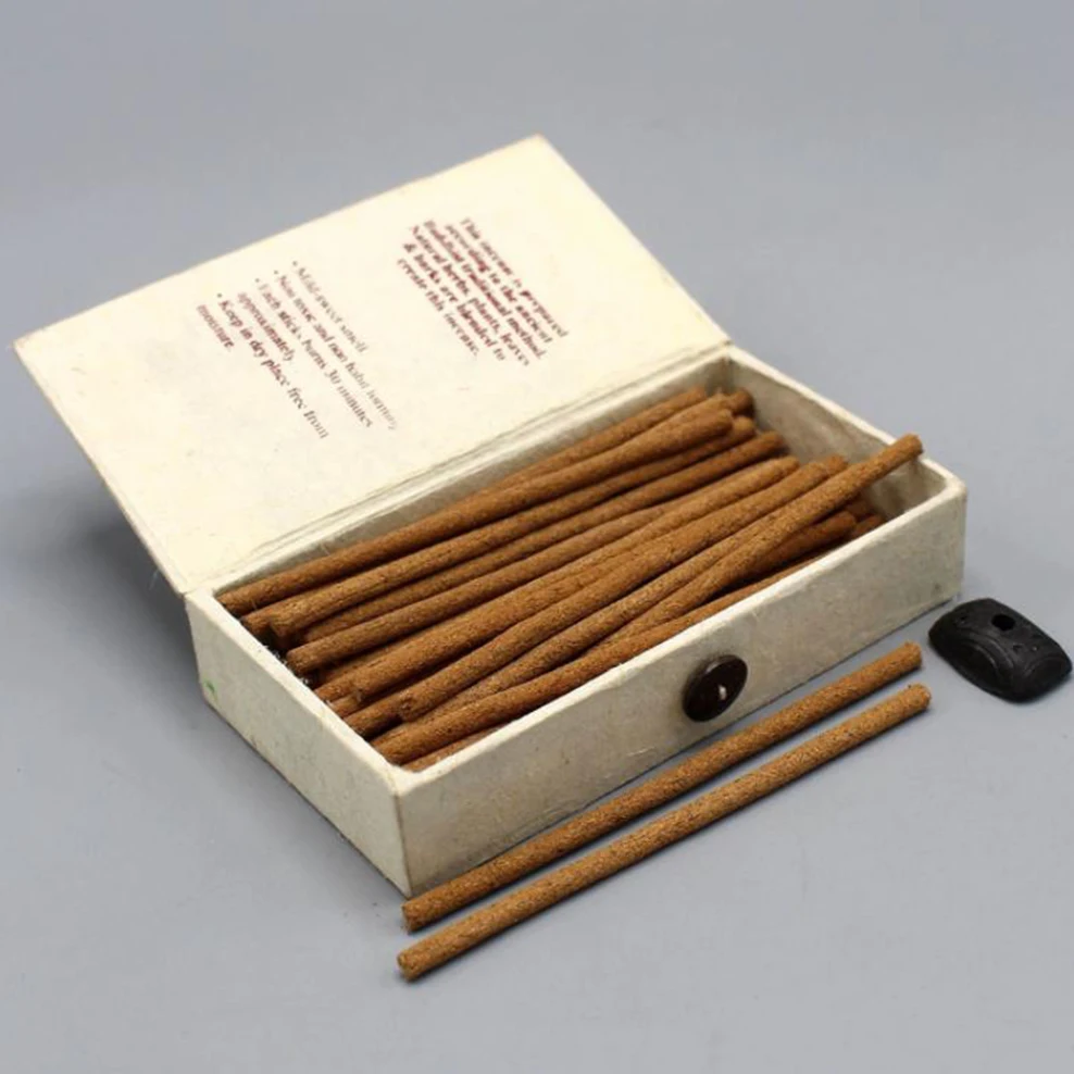 

10 Kinds Nepal STUPA Stick Incense Handmade Tibetan Incense Stick For Anti-Odour Soothe Nerves 40 PCS/Box Natural Incense