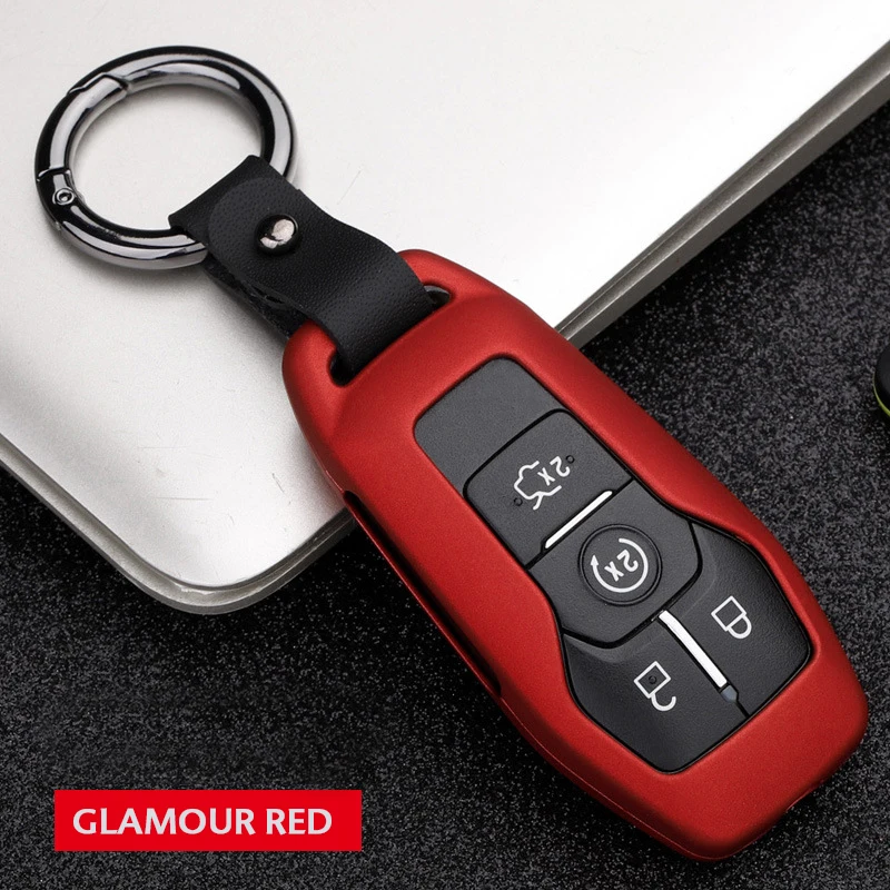Чехол для ключей из углеродного волокна для Ford Fusion Mondeo F-150 Explorer Edge Fob Shell