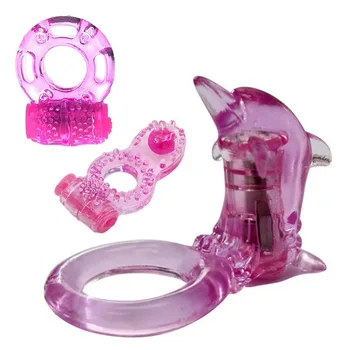

Drop shipping Portable Vibration Wearable Massager Delay Ring Effectively Stimulate Massage Tool