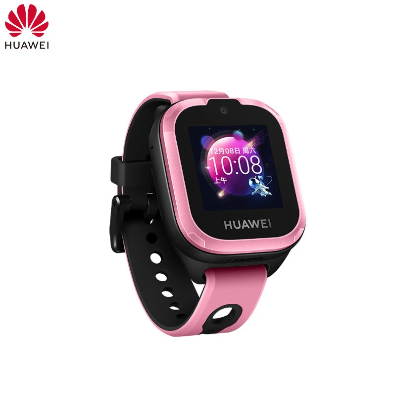 pink Оригинальные Смарт-часы HUAWEI для детей 3 4G с цветным сенсорным экраном Android IOS SOS голосовой помощник - Цвет: pink