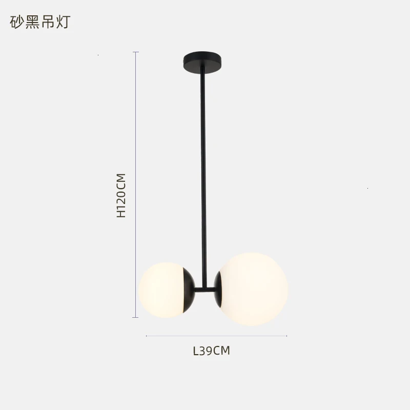 Dropshipping Nordic Modern Pendant Lights Designer Glass Pedant Lamps Art Decoration Light Fixtures for Bar Dining Living Room - Цвет корпуса: seechart