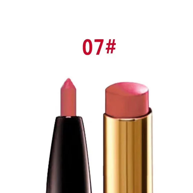07 NOVO Matte Lip Liner Pencil Nutritious Lipstick Lip Beauty Makeup Waterproof Nude Color Cosmetics Lipliner Pen Party Lip Stick - Цвет: 07