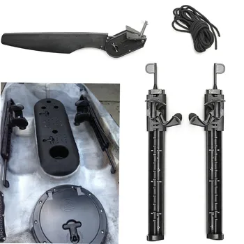 

1Set Adjustable Kayak Pedal Foot Braces Kit Pegs Set Toe Pilot Foot Controlling System Canoe Kayak Footrest Accessories