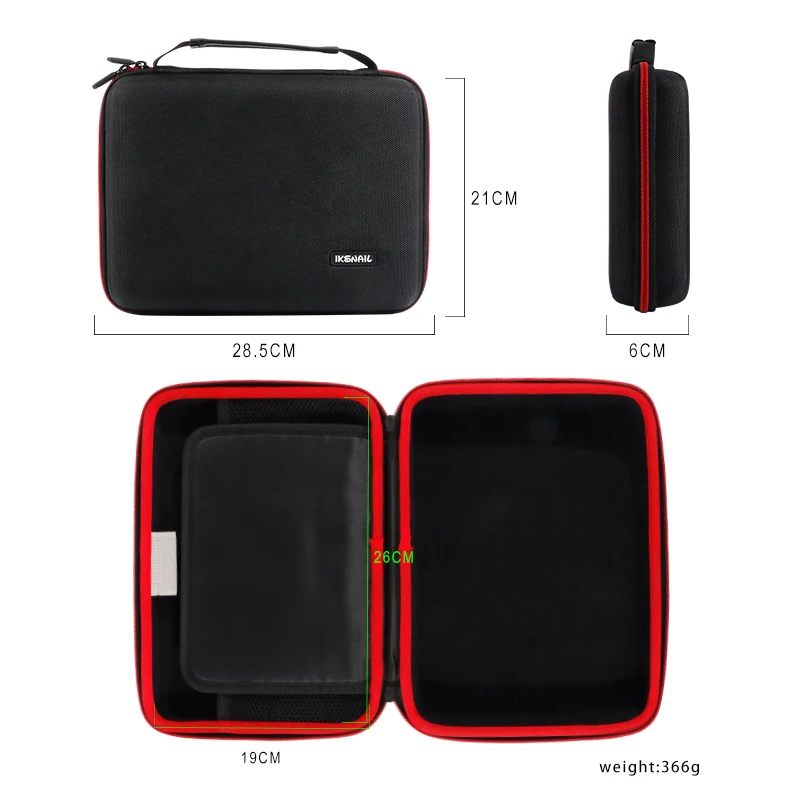 IKSNAIL Портативная сумка с цифровым кабелем, органайзер с USB проводом, чехол для хранения, Чехол для iPad 9,7 дюймов, Macbook, электронные аксессуары, сумка