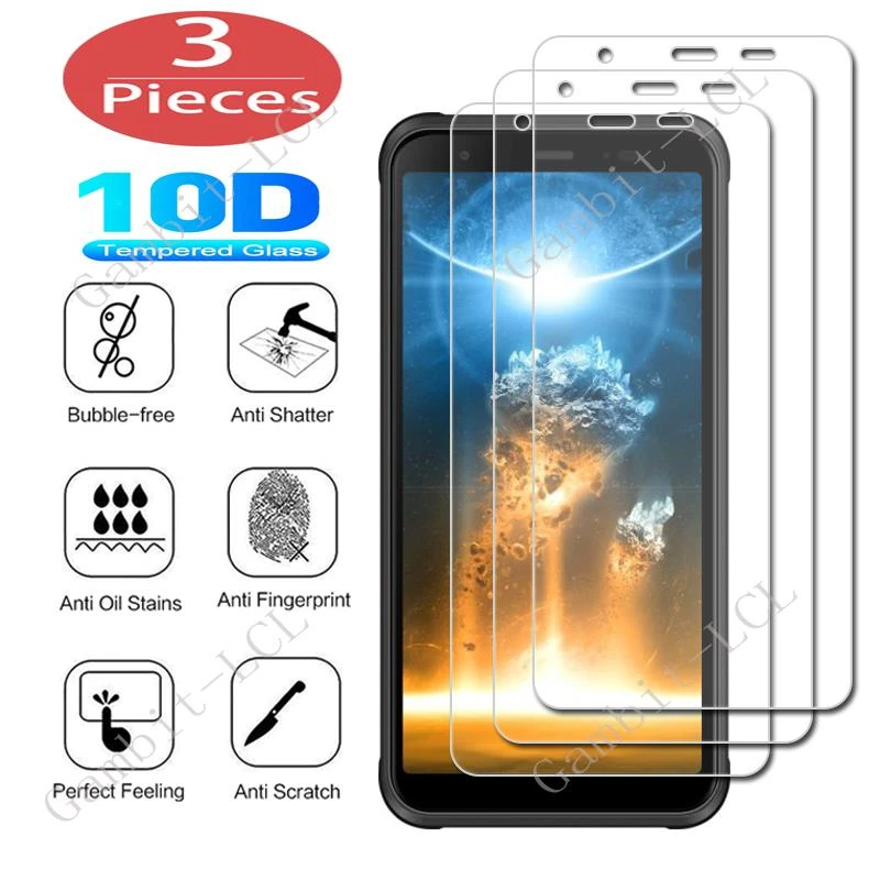 3Pcs Protection Glass For Blackview BV6600 BL5000 5G BV6300 Pro BV5900 BV5100 BV9100 A30 Tempered Screen Protective Cover Film phone screen guard