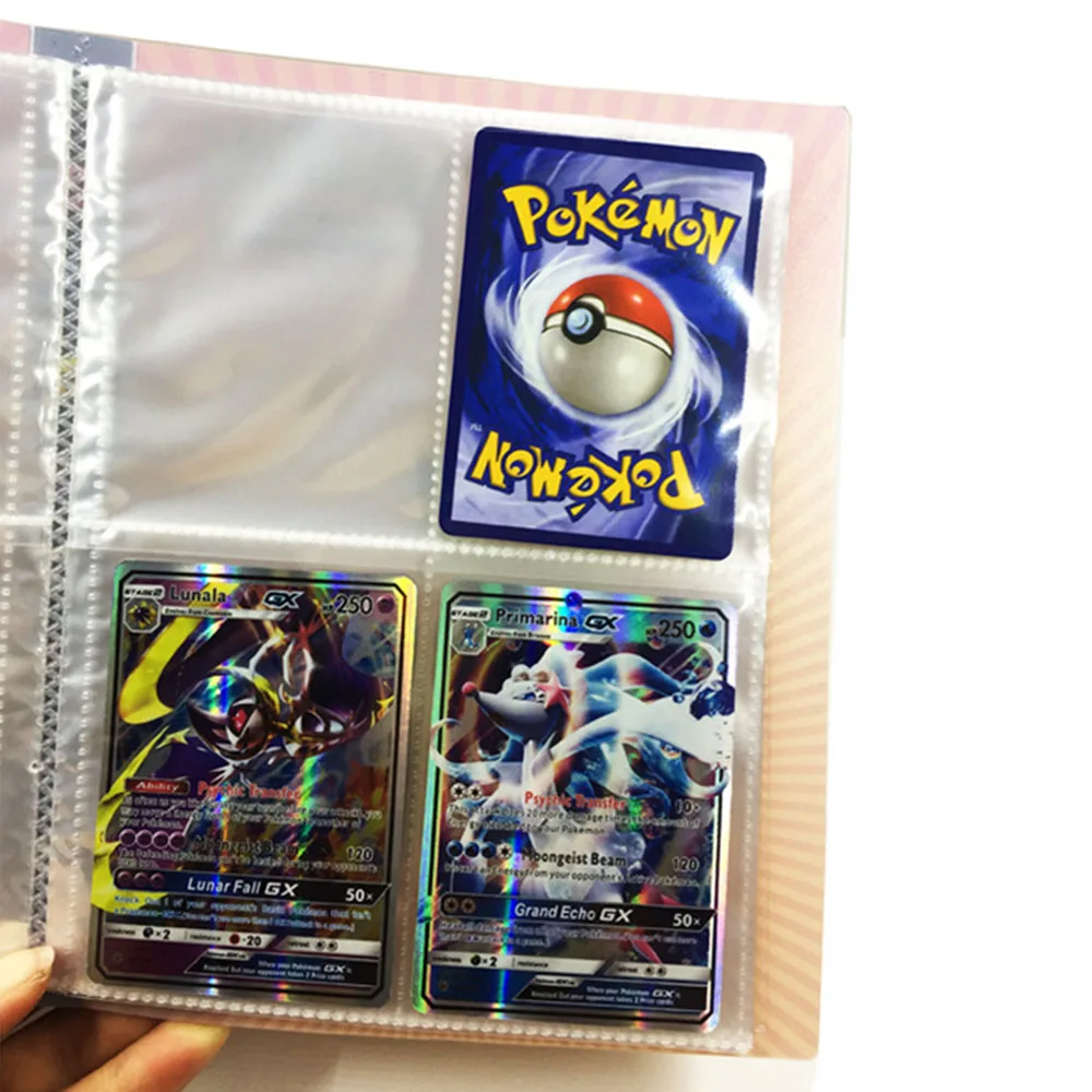 240pcs Cards Holder Album Toys For Novelty Gift Large Capacity Pokemon Cards Book Album Book Top Loaded List Playing Card BC0230 (6)
