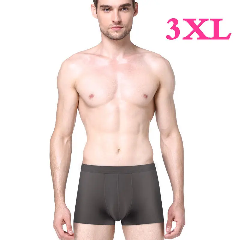 3pcs Grey 3XL 3 шт./лот Xiaomi Mijia бесшовное Мужское нижнее белье 3D удобные мягкие сексуальные мужские трусы-боксеры UInderpants быстросохнущие дышащие трусы - Цвет: 3pcs Grey 3XL