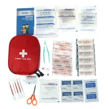 32 шт./упак. безопасный Кемпинг Пеший Туризм Автомобиль Аптечка первой помощи Медицинский Набор для оказания первой медицинской помощи обработки пакет на открытом воздухе Выживание