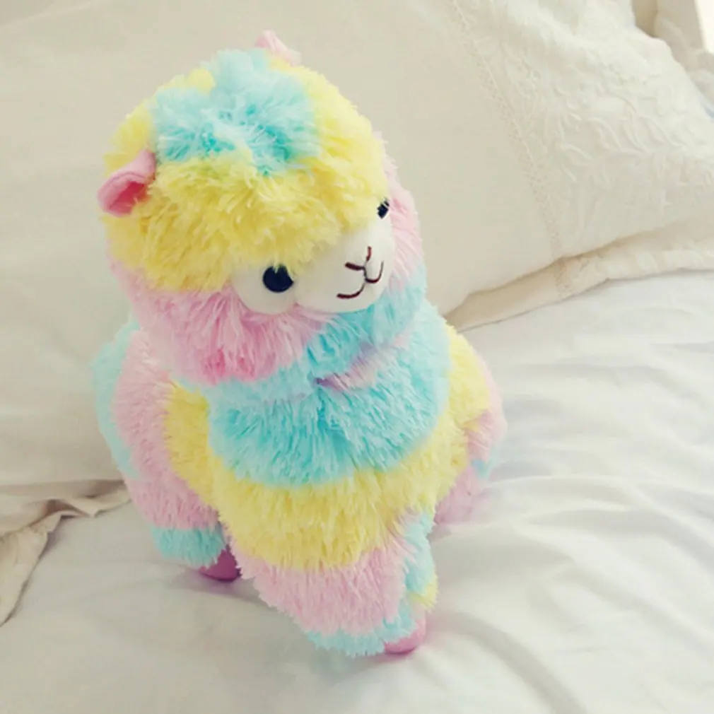 20 см/25 см/35 см Радуга Альпака плюшевые овцы игрушка японский мягкий Alpacasso мягкие животные прекрасный подарок для девочек Лидер продаж