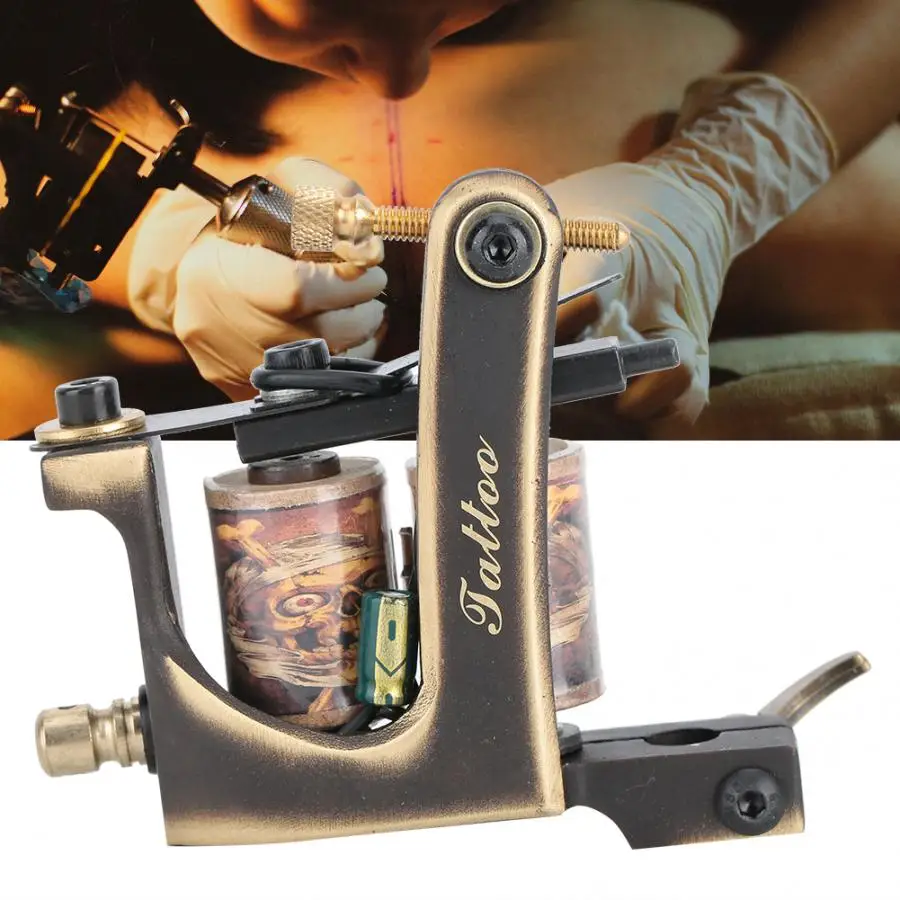 Профессиональная катушка из чистой меди татуировки машина Shader татуировки