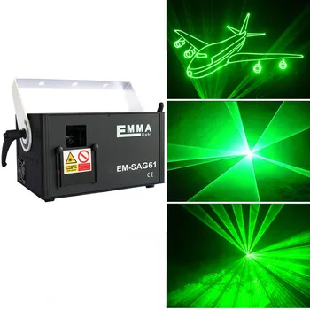 

3D DMX512 Effects 1w Green Laser Scanner Projector Full Light DJ Disco Party Xmas Professional Stage Lighting show