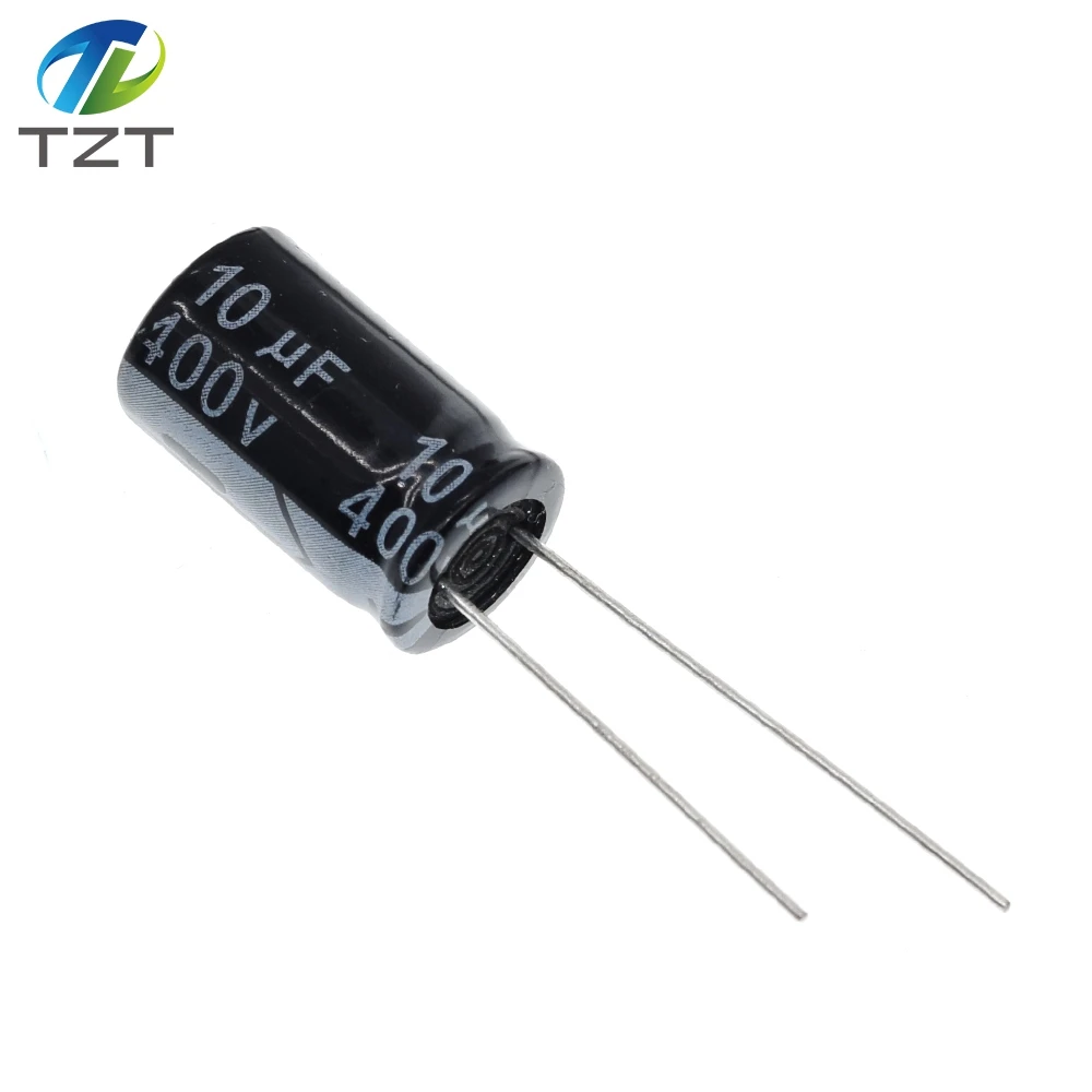10PCS 400V10UF 10*17mm 10UF 400V 10*17 Electrolytic capacitor electrolytic capacitor aluminum electrolytic capacitor